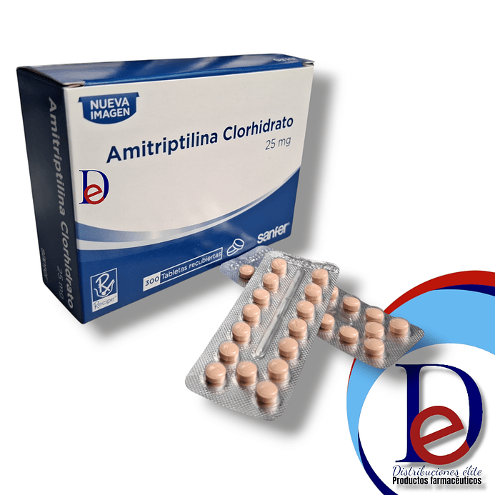 AMITRIPTILINA 25 MG X 300 TAB- - RECIPE- 16-C 1