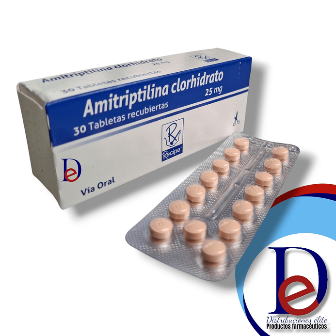 AMITRIPTILINA 25 MG X 30 TAB- - RECIPE- 16-B 1