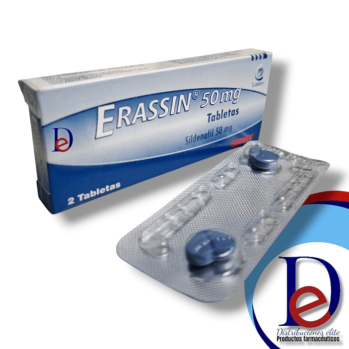 ERASSIN 50 MG X 2 TAB - SILDENAFIL 50 MG- LABINCO- 14-C 1