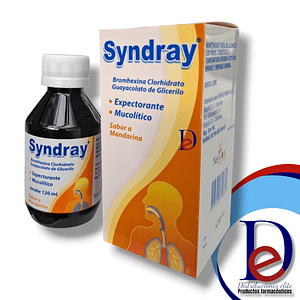 SYNDRAY JBE X 120 ML - BROMHEXINA+ GUAYACOLATO- BRADYSTER- 9-B