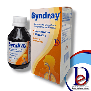 SYNDRAY JBE X 120 ML - BROMHEXINA+ GUAYACOLATO- BRADYSTER- 9-B