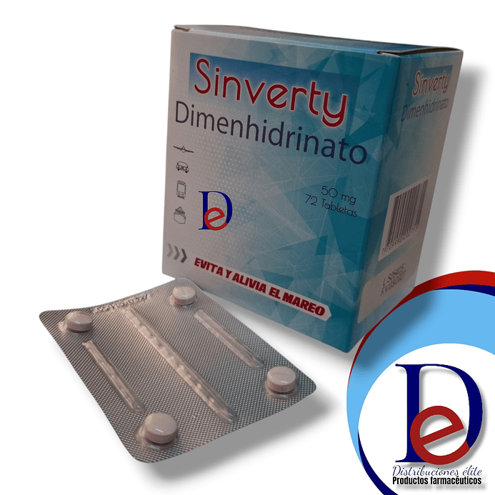 SINVERTY 50 MG X 72 TAB- DIMENHIDRINATO -PROFMA- UBI  1