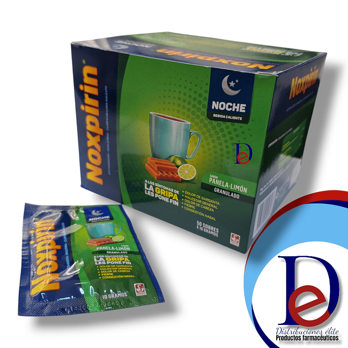 NOXPIRIN NOCHE X 50 SBS- ACETAMINOFEN+ FENILEFRINA+ CLORFENIRAMINA- SIEGFRIED- UBI  1