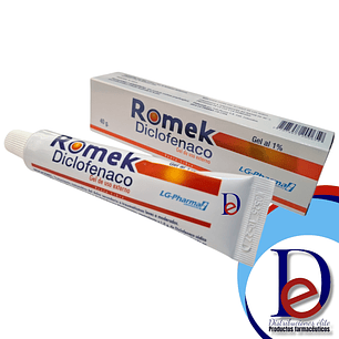 ROMEK 1% GEL X 40 GR -DICLOFENACO- LGPHARMA- UBI