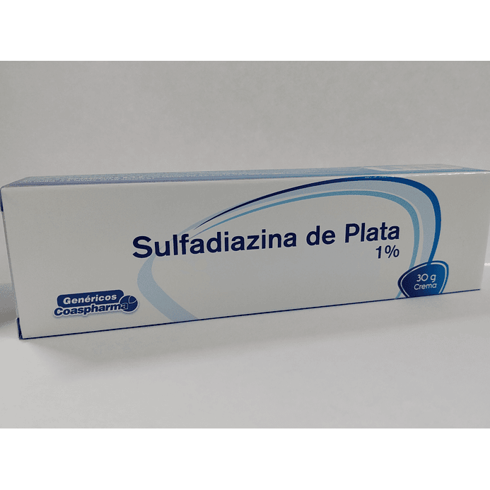 SULFADIAZINA DE PLATA 1% TUBO X 30 GR- - COASPHARMA- - UBI 7-C 1