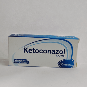 KETOCONAZOL 200 MG X 10 TAB- - COASPHARMA- - UBI 6-F