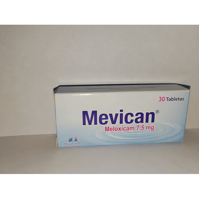 MEVICAN 7.5 MG X 30 TAB (MELOXICAM)- - ANGLOPHARMA- UBI 1-C 1