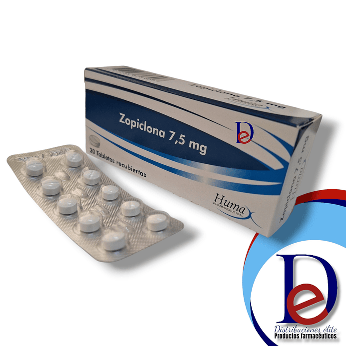 ZOPICLONA 7.5 MG X 30 TAB--HUMAX -UBI 13-D 1