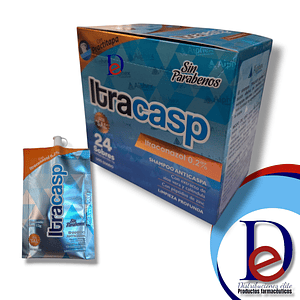 ITRACASP SHAMPOO X 24 SBS -ITRACONAZOL-AIPHEX - UBI 29-C