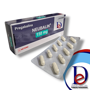PREGABALINA 150 MG X 30 CAP (NEUBALIN)- PREGABALINA 150 MG- HETERO- - UBI 12-F