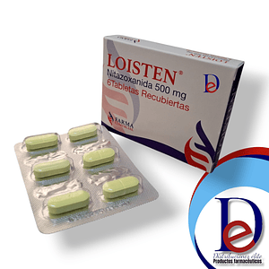 LOISTEN 500 MG X 6 TAB -NITAZOXANIDA 500MG -FARMACOMERCIAL- UBI 11-B