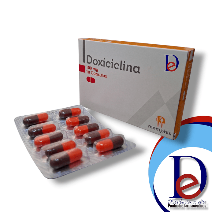 DOXICICLINA 100 MG X 10 CAP- - MEMPHIS- - UBI  1