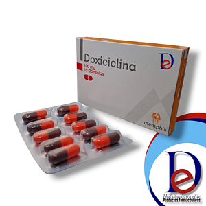 DOXICICLINA 100 MG X 10 CAP- - MEMPHIS- - UBI 