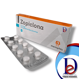 ZOPICLONA 7.5 MG X 10 TAB REC - -MEMPHIS  -UBI 27-D