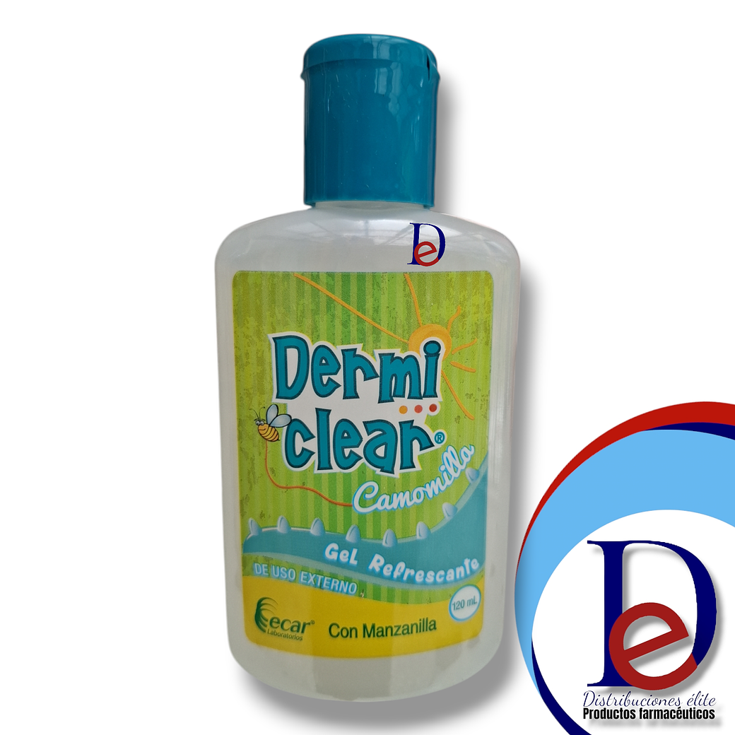 DERMICLEAR GEL CAMOMILLA X 120 ML - MANZANILLA- ECAR- 17-B 1