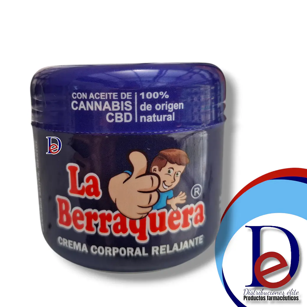 CREMA LA BERRAQUERA X 60 ML- CREMA CORPORAL RELAJANTE- BIOCLEAN- 26-B 1