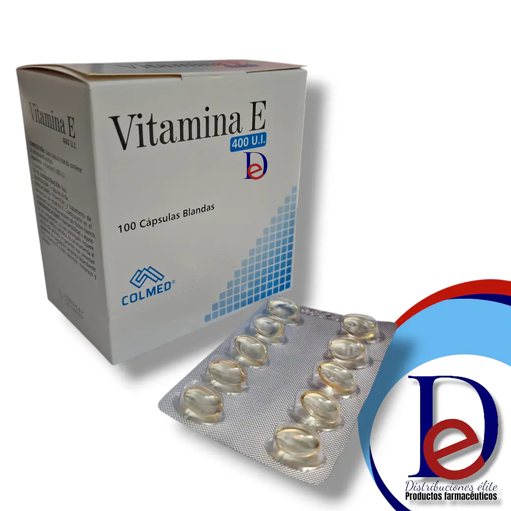 VITAMINA E 400 UI X 100 CAP- - COLMED- - UBI 7-B 1