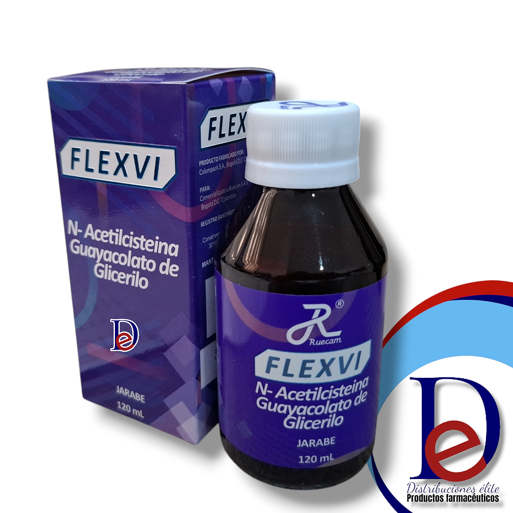 FLEXVI JBE X 120 ML - N ACETILCISTEINA+ GUAYACOLATO- RUECAM- UBI 1