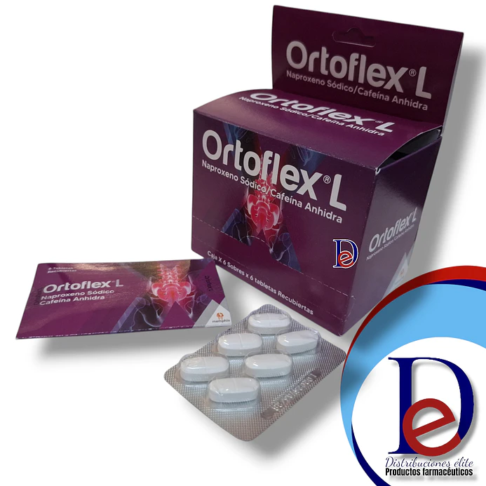 ORTOFLEX L X 36 TAB- NAPROXENO+ CAFEINA- MEMPHIS- 24-D 1
