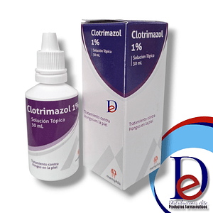 CLOTRIMAZOL 1% SOLUCION X 30 ML - - MEMPHIS- 15-D