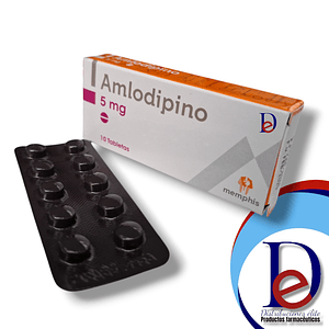 AMLODIPINO 5 MG X 10 TAB - - MEMPHIS- 15-B