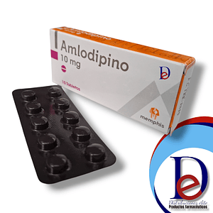AMLODIPINO 10 MG X 10 TAB - - MEMPHIS- 23-C
