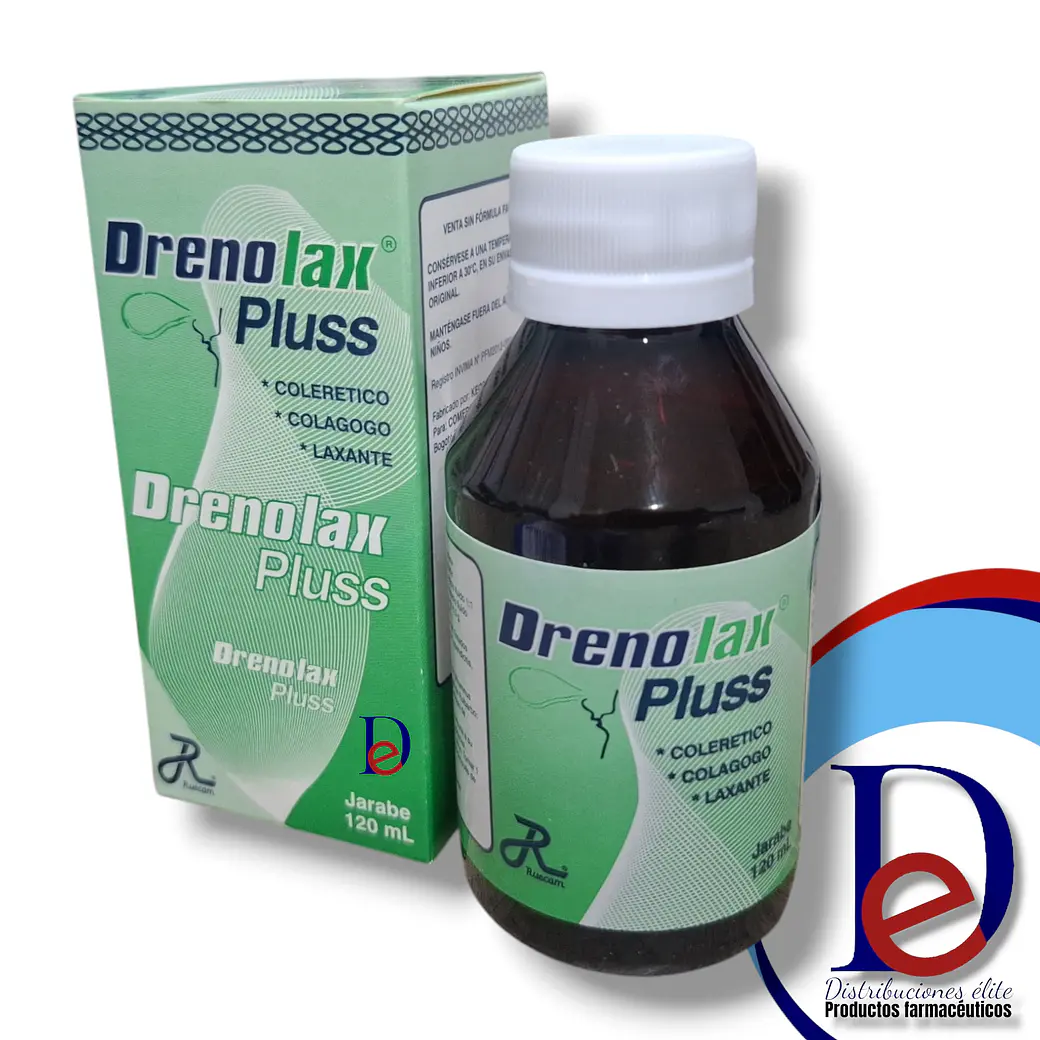 DRENOLAX PLUSS JBE X 120 ML- COLAGOGO+ LAXANTE- RUECAM- 17-F 1