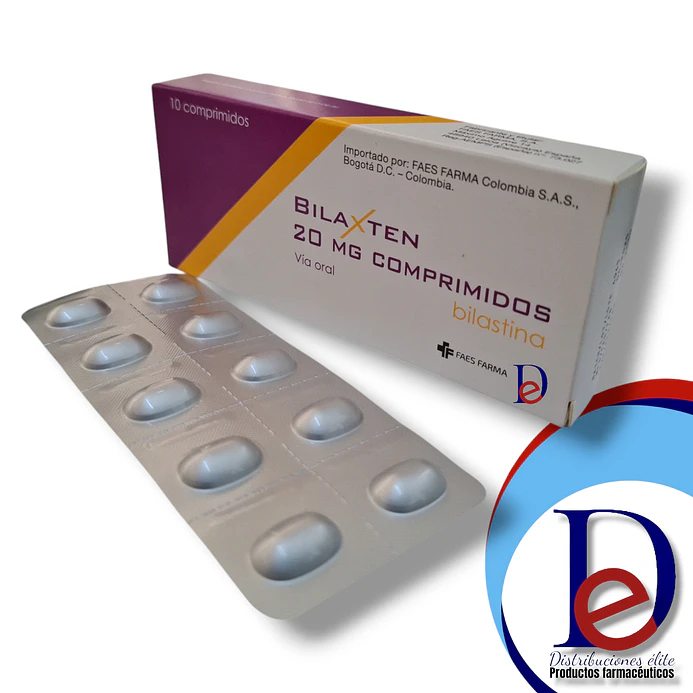 BILAXTEN 20 MG X 10 COMPRIMIDOS- BILASTINA 20 MG- FAES- UBI 1