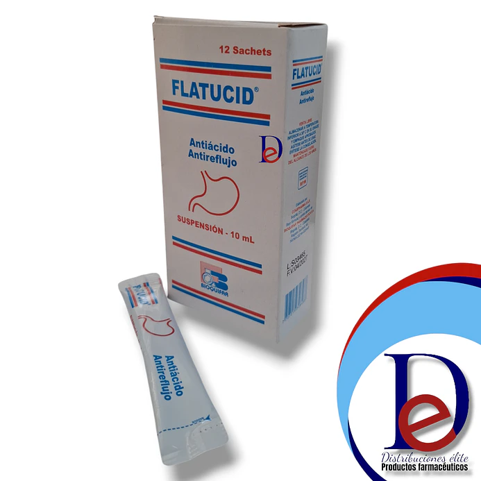 FLATUCID SUSP X 12 SBS- ALGINATO+ BICARBONATO DE SODIO+ CARBONATO DE CALCIO- BIOQUIFAR- UBI 1
