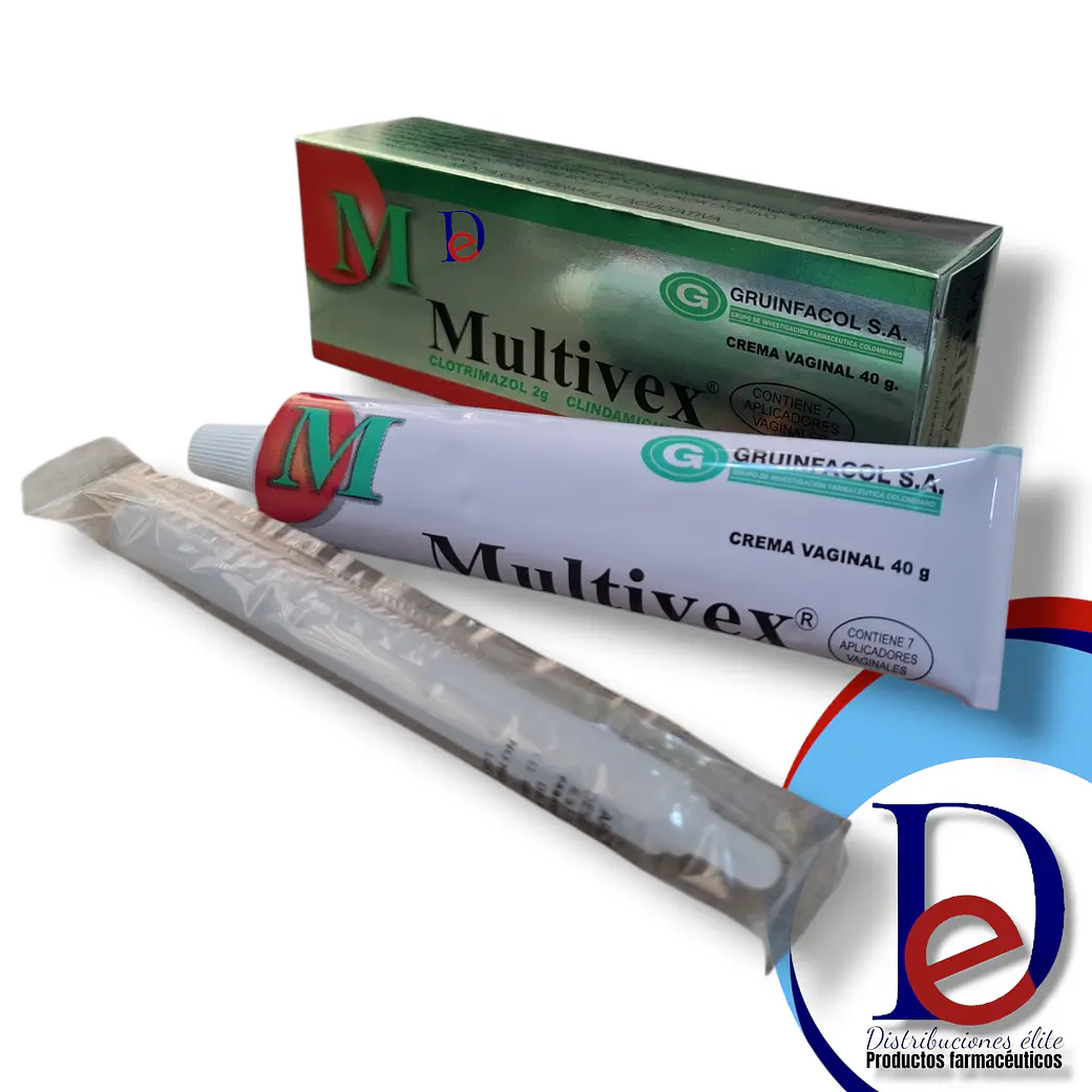 MULTIVEX CREMA VAGINAL X 40 GR- CLOTRIMAZOL+ CLINDAMICINA- GRUINFACOL- UBI 22-C 1