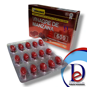 VINAGRE DE MANZANA X 30 SOFTGEL- - TOTALMAX- UBI  26-B