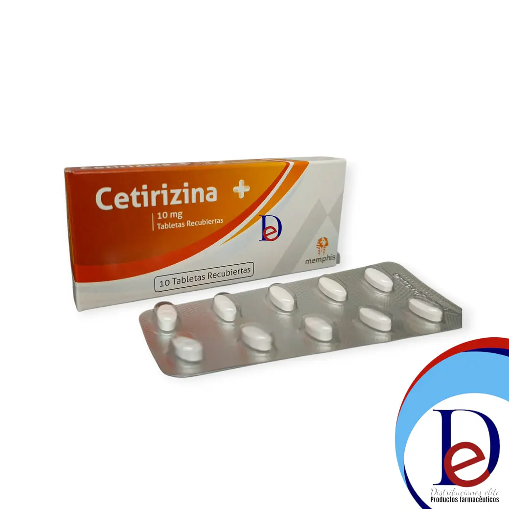 CETIRIZINA 10 MG X 10 TAB - - MEMPHIS- 15-E 1