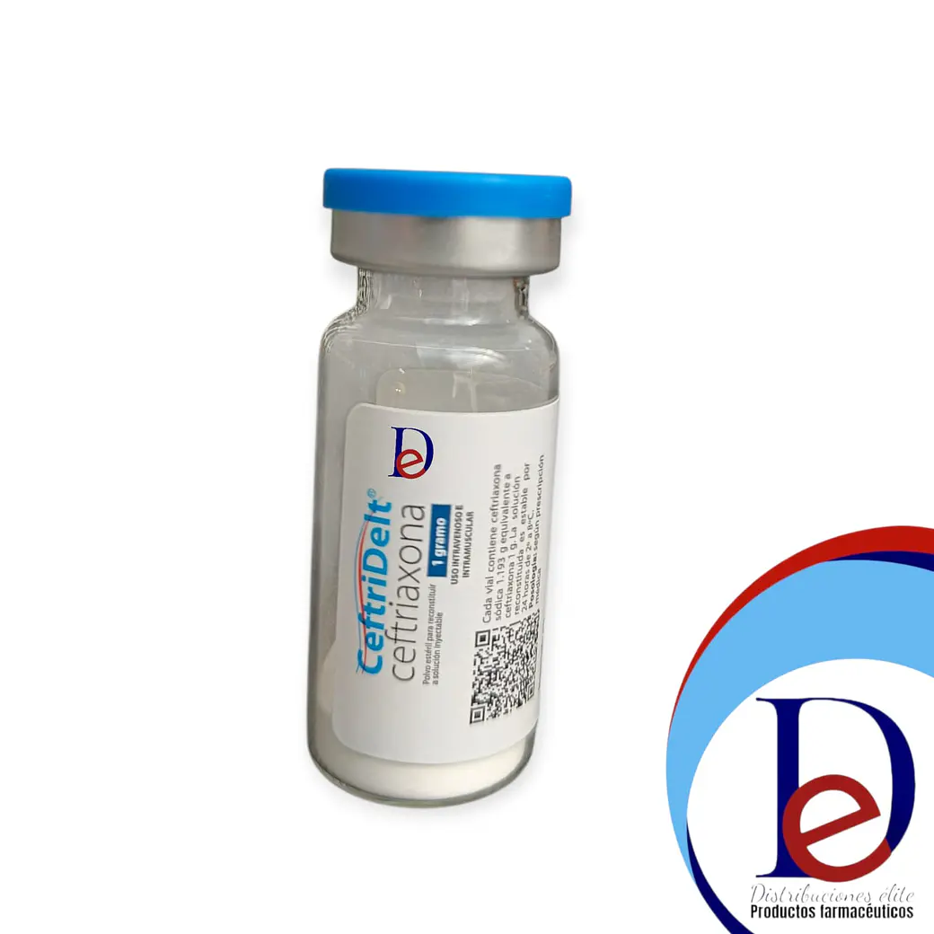 CEFTRIAXONA 1 GR X 1 AMP (CEFRIDELT)- - DELTA- - UBI 8-C 1
