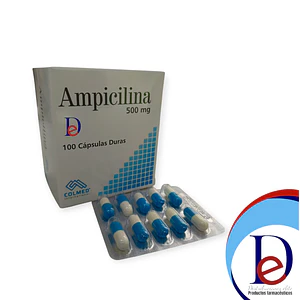 AMPICILINA 500 MG X 100 CAP- - COLMED - UBI 7-D
