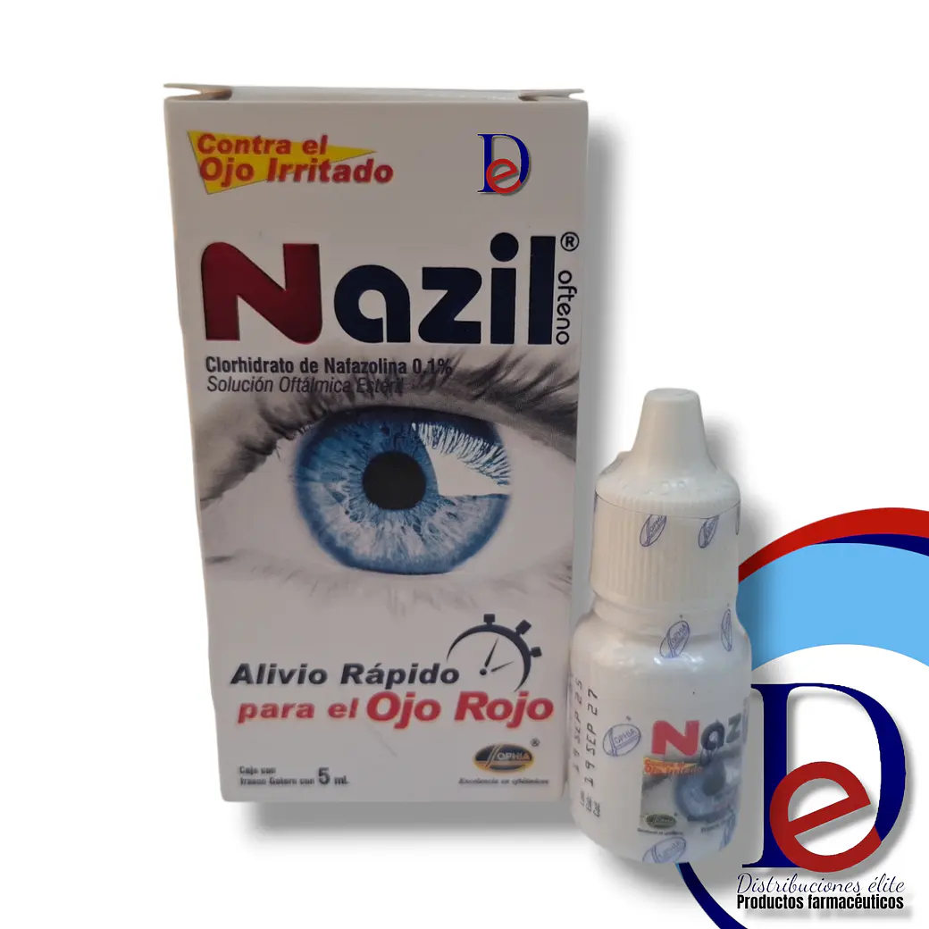 NAZIL OFTENO GOTAS OFT X 5 ML - NAFAZOLINA- SOPHIA- UBI 1