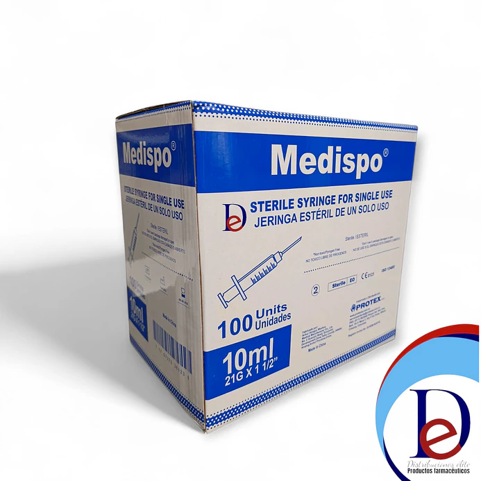 JERINGA 10ML 21X1.1/2 X 100- - PROTEX- -BLOQUE 2- UBI 22-A* 1