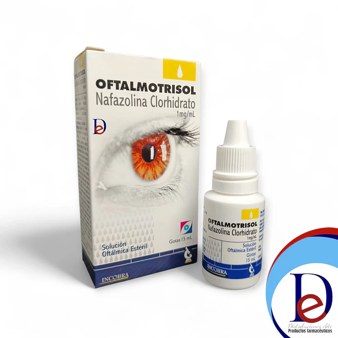 OFTALMOTRISOL GOTAS OFT X 15 ML -NAFAZOLINA -INCOBRA-BLOQUE 3-  UBI 16-F 1
