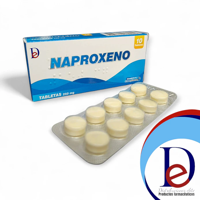 NAPROXENO 250 MG X 10 TAB- - COASPHARMA-BLOQUE 1- 8-B 1