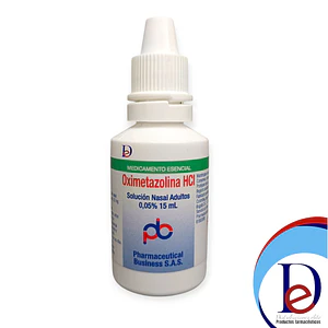 OXIMETAZOLINA 0.05% GOTAS X 15 ML-  BLOQUE 2 Y BODEGA C-- BUSINESS- 22-D