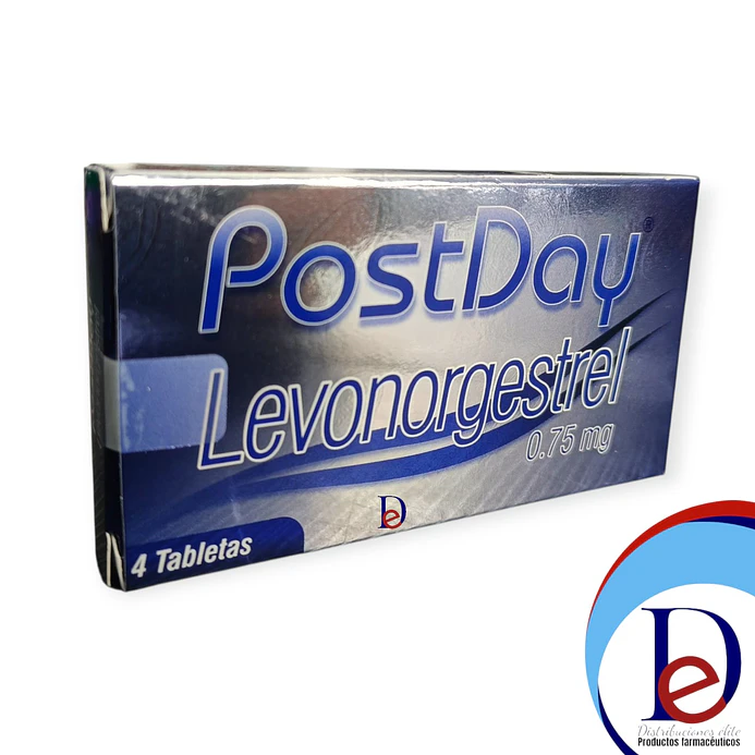 POSTDAY 0.75 MG X 4 TAB- LEVONOGESTREL 0.75 MG- LAFRANCOL- UBI 1-C 1