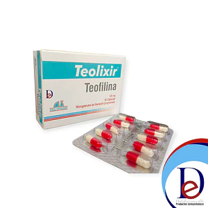 TEOLIXIR 125 MG X 30 CAP- TEOFILINA 125 MG- ANGLOPHARMA- - UBI 2-C