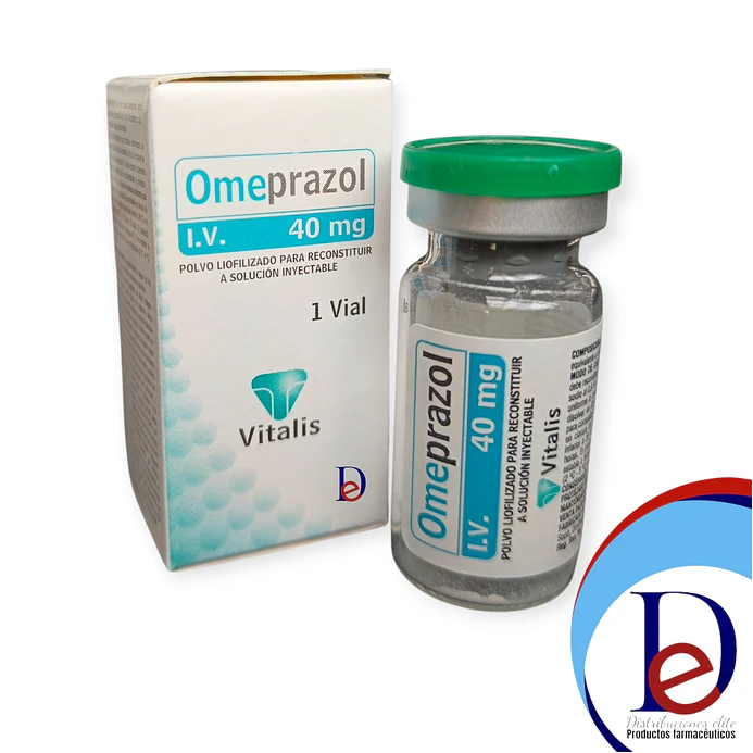 OMEPRAZOL 40 MG X 1 AMP --VITALIS UBI 7-F 1