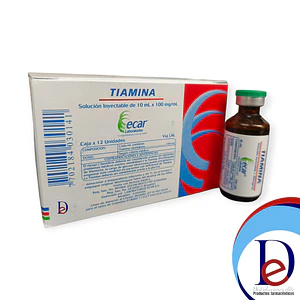 TIAMINA 1 GR AMP X 10 ML -BODEGA C - ECAR- 13-E