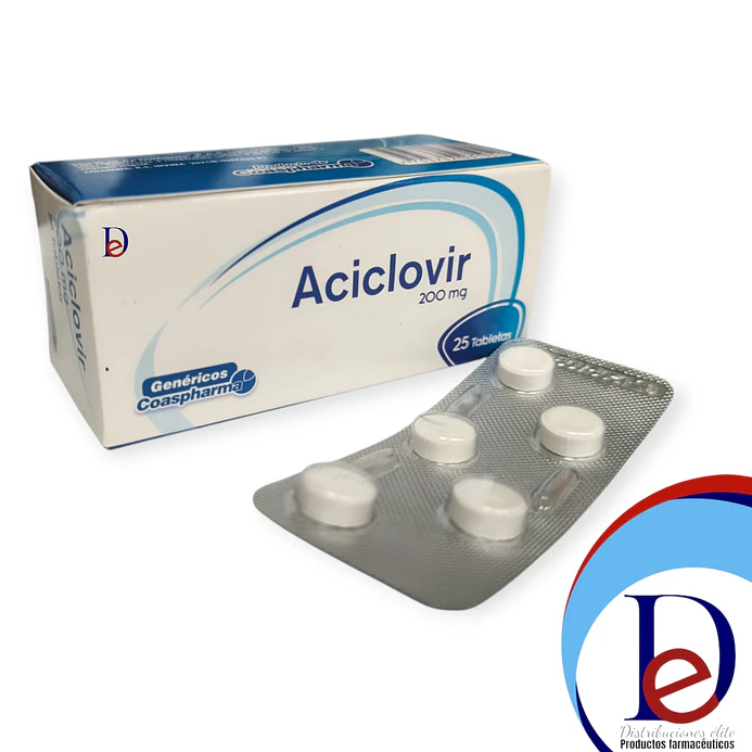 ACICLOVIR 200 MG X 25 TAB - - COASPHARMA- 5-D 1