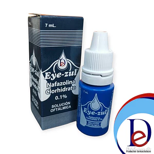 EYE ZUL 0.1% GOTAS OFT X 7 ML -NAFAZOLINA 0.1% -PROCAPS -UBI 20-C