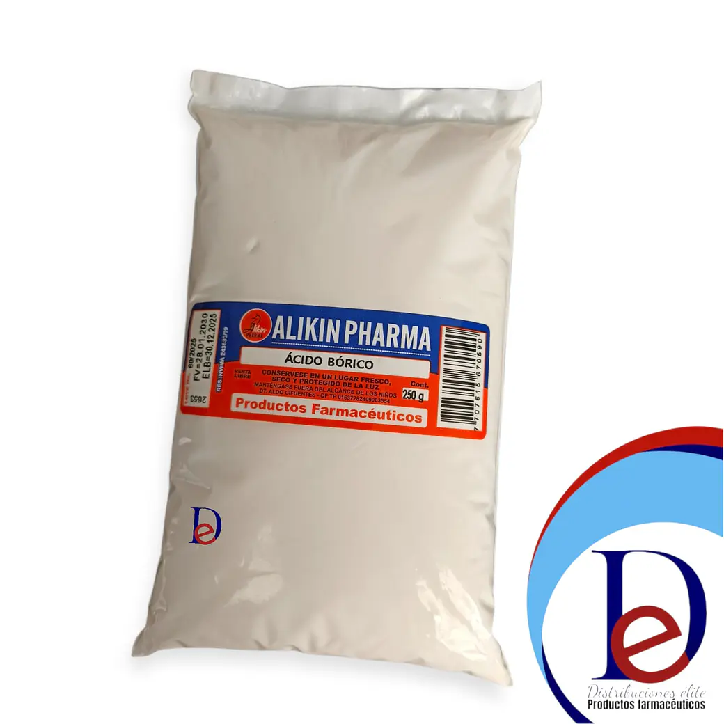 ACIDO BORICO BOLSA X 250 GR - - ALIKIN PHARMA- 27-D 1