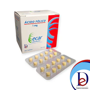 ACIDO FOLICO 1 MG X 300 TAB- - ECAR- 13-C