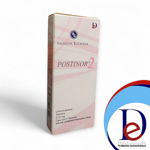 POSTINOR 2 X 2 TAB- LEVONOGESTREL- GEDEON RICHTER- 21-F