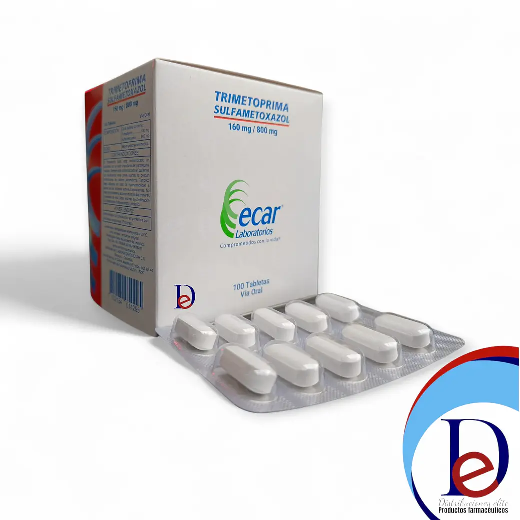TRIMETOPRIM SULFA F 960 MG X 100 TAB - - ECAR- 13-D 1