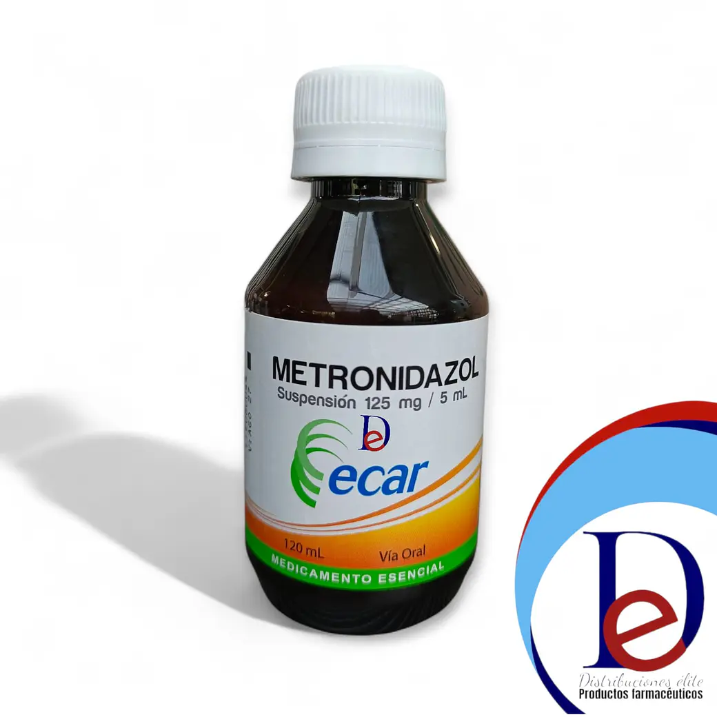METRONIDAZOL 125MG/5ML SUSP X 120 ML - - ECAR- 13-B 1